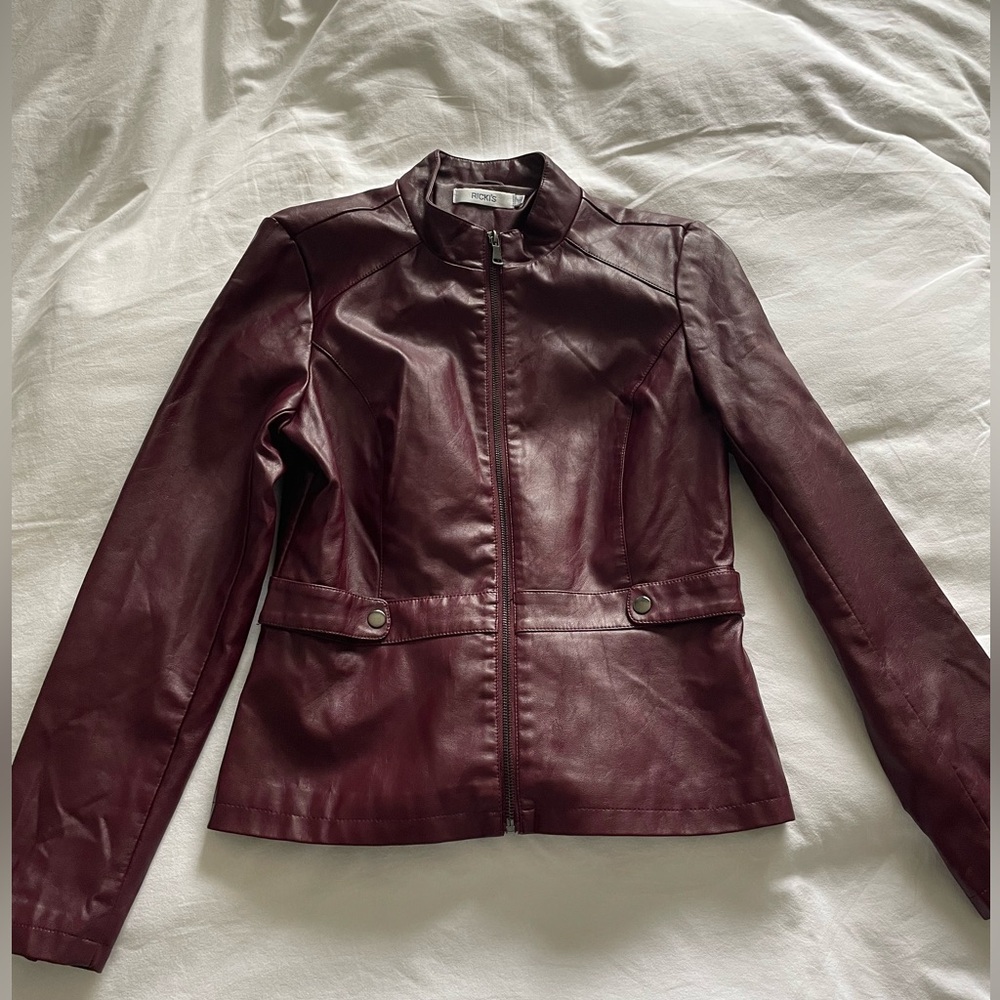 FAUX LEATHER JACKET